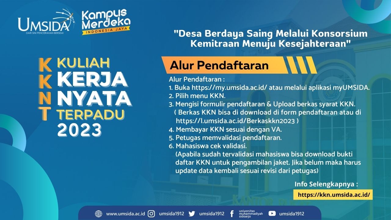 Kuliah Kerja Nyata UMSIDA – Universitas Muhammadiyah Sidoarjo